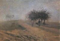 Pissarro, Camille - Misty Morning at Creil